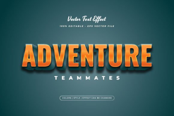 3D Bold Adventure Text Style Effect: Elevate Your Design Projects