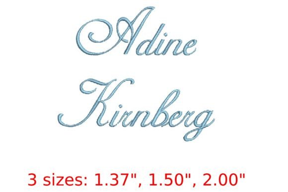 Adine Kirnberg: Elevate Your Embroidery with Elegant Script