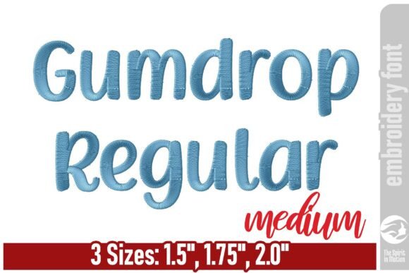 Gumdrop Playful Embroidery Font: A Fresh Take on Friendly Design