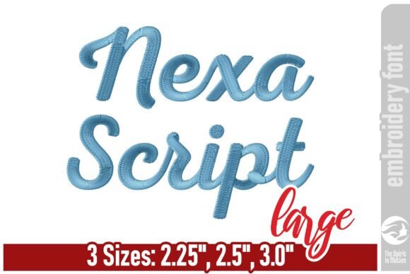 Nexa Script Embroidery Font - Large: A Designer's Guide