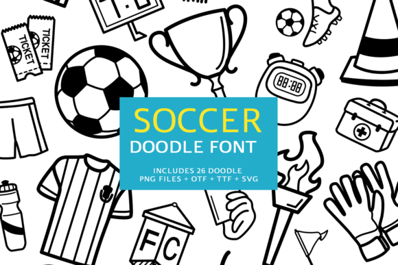 Soccer Doodle: A Playful Typeface for Dynamic Designs