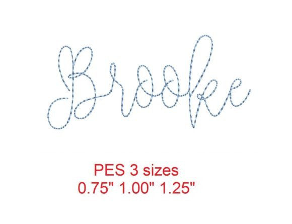 The Elegance of the Brooke Bean Stitch Font