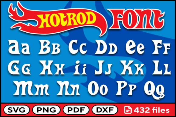 Unleash Your Creative Edge with Hot Road Font Svg Png Pdf Dxf