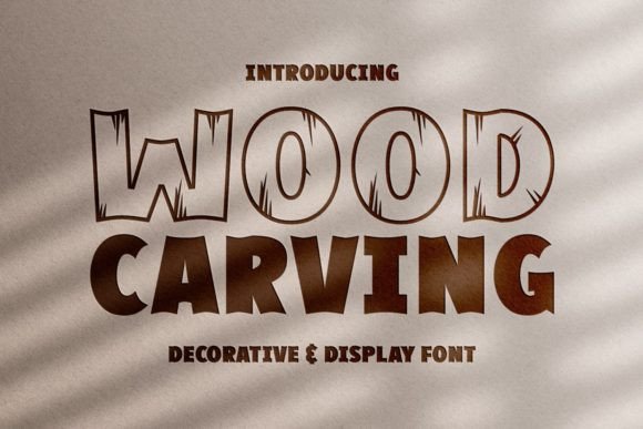 Wood Carving: A Typeface Forged from Tradition